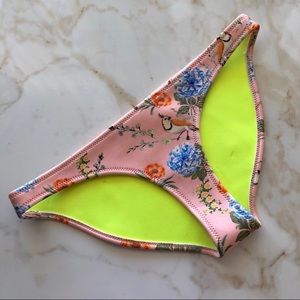 Triangl Lola Rose Floral Bikini Bottom Sz XL